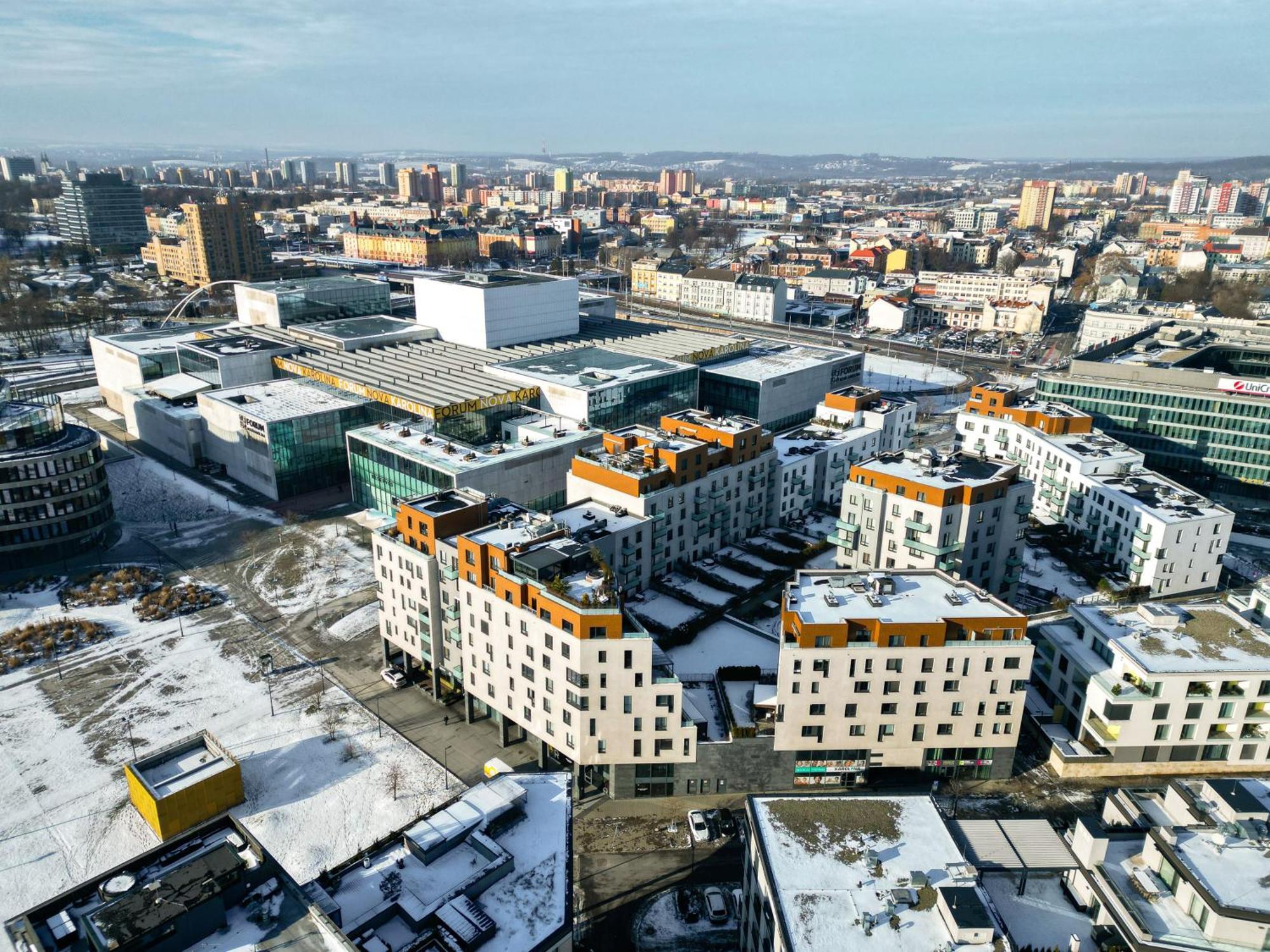 Bnb New Beautiful Apartment In The Center Of Ostrava With Option Garage Parking Exterior foto